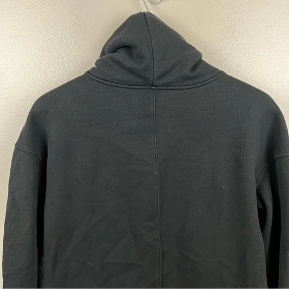 Athleta 24/7 Funnel Neck Sweatshirt Womens Size XS Black Cozy Turtleneck Comfy - Picture 7 of 11